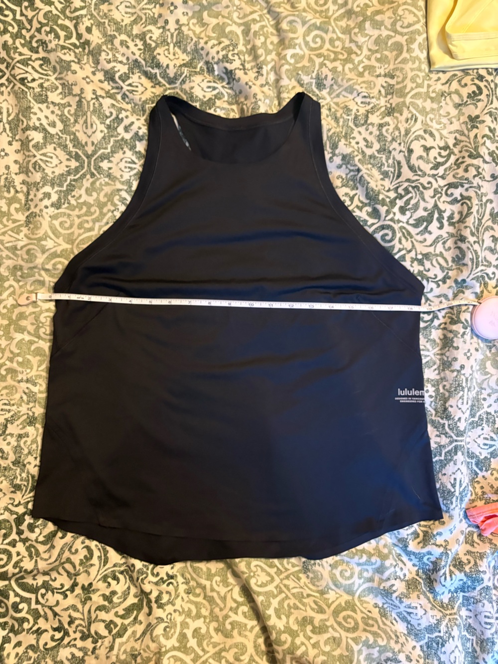 Lululemon Branded Black Tank - Sleek Performance